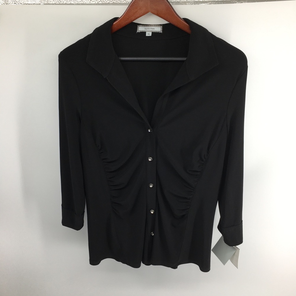 Laura Max Button Down Shirt NWT